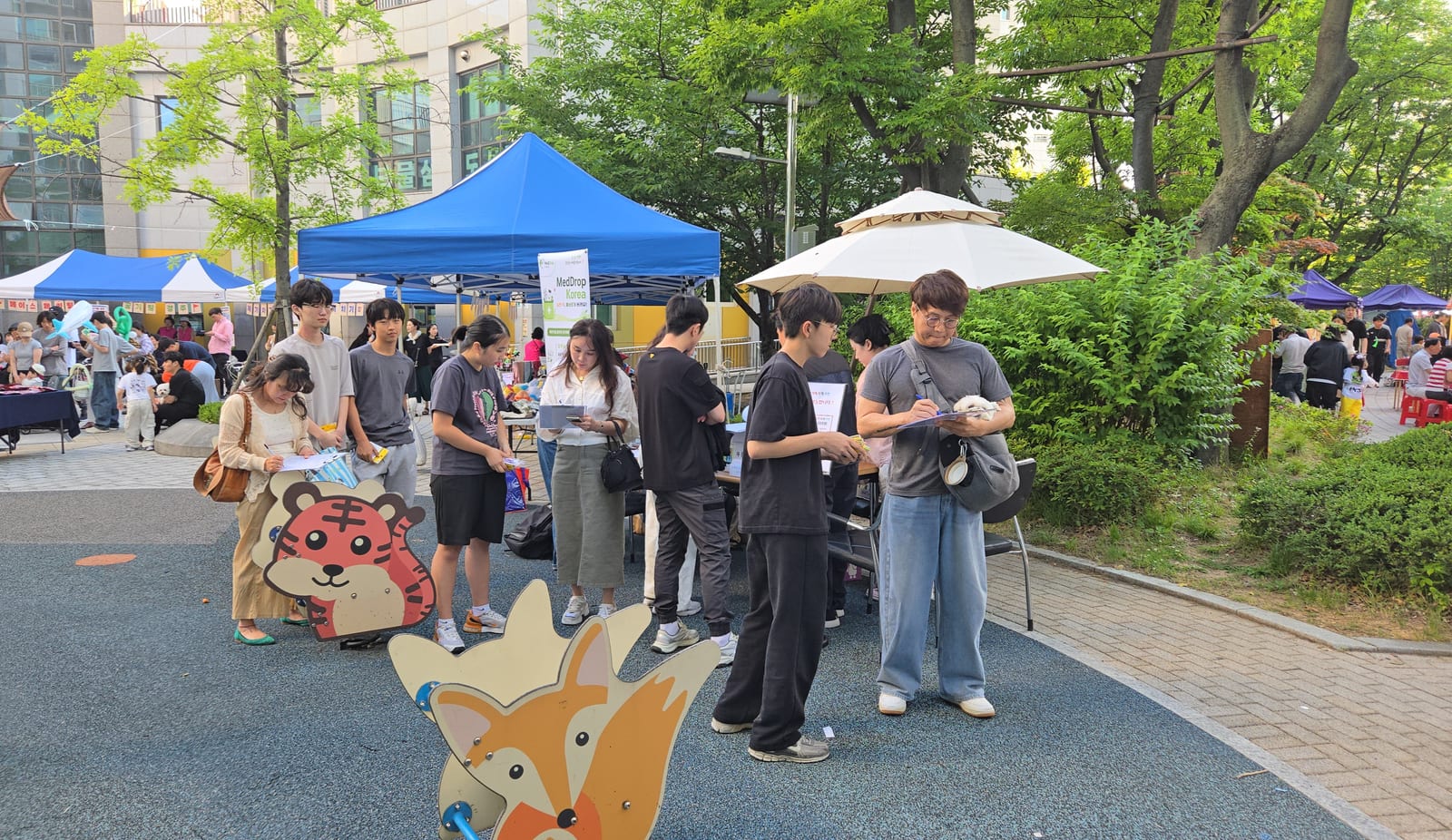 Residents Taking the Survey
